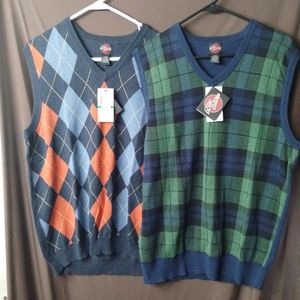 Pair of Nick Danger golf sweater vest